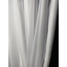 Cortina no Tecido Voil Branco com Forro Cetim Branco - 2,50l X 2,50a - 2