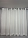 Ver imagem 3 de Cortina no Tecido Voil Branco com Forro Cetim Branco - 2,50l X 2,50a