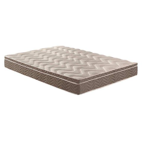 Colchão Queen Ortopédico D33 / EP Anatômico Confort Ultra Firme Euro Pillow Brown (158x198x17) -