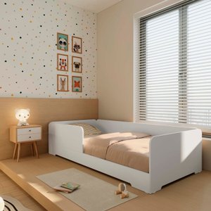 Cama Infantil de Solteiro Montessoriana em 100% Mdf Premium Mark