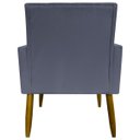Ver imagem 6 de Kit 3 Poltronas Decorativa Para Sala Recepção Escritório Mari Suede Cores