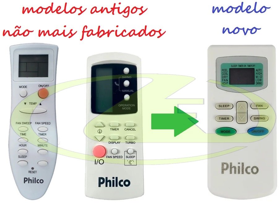 Controle Remoto Original Ar Philco Linha Fm4 Qfm4 Ph9000fm4 096652064 Ph9000qfm4 096652065 Ph18000fm - 3