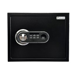 Cofre Digital C/ Leitor Biométrico 30x38x30cm C/luz Interna: Preto - 1