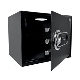 Cofre Digital C/ Leitor Biométrico 30x38x30cm C/luz Interna: Preto - 2