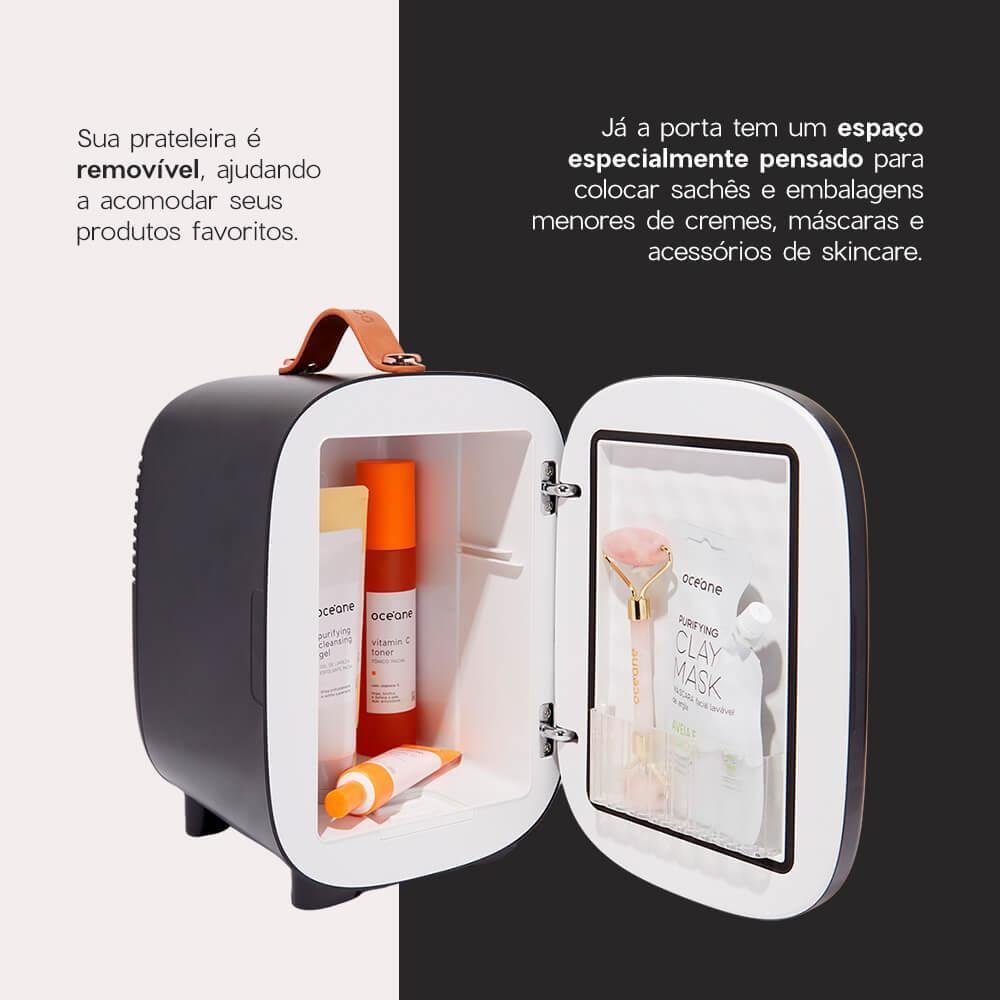 Mini Geladeira Preta - Skincare Fridge Océane Edition 4l Océ - 9