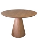 Ver imagem 1 de Mesa de Jantar Redonda New York 120cm Tampo Mel – Exclusiva Mel