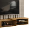 Painel Com Rack Suspenso Ripado Para TV Até 75 Polegadas Fendi Naturale Insígnia Shop JM - 7