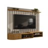 Painel Com Rack Suspenso Ripado Para TV Até 75 Polegadas Fendi Naturale Insígnia Shop JM - 2