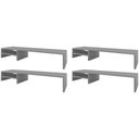 Ver imagem 1 de Kit 04 Suportes para Monitor Stand Home Office Lap 90 Cm L03 Cinza - Lyam