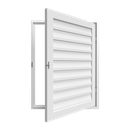 Ver imagem 1 de Porta Alçapão Laminada 60CMX60CM em Alumínio Branco – Vitrolar