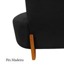 Ver imagem 7 de Namoradeira Sofá Feijão Luna 100cm Orgânica Couro Preto
