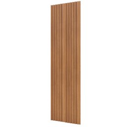 Painel Ripado de Madeira para Sala Quarto 89x250cm Bairon D03 Freijó - Lyam Decor - 1
