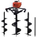 Ver imagem 1 de Perfurador de Solo DPS523G com Motor 2,5HP e Sistema Easy Start Laranja 3 Brocas e Extensão 60cm