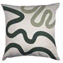 Ver imagem 1 de Capa Almofada Linho Bordada Arabesco Verde 50x50cm