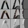 Relógio De Parede Premium Cobre Metalizado Com Alça E Números Romanos Preto 50Cm Marrom - 2
