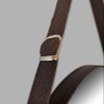 Relógio De Parede Premium Cobre Metalizado Com Alça E Números Romanos Preto 50Cm Marrom - 5