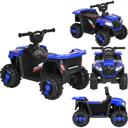 Quadriciclo Eletrico Infantil Zippy Toys Atv Super 6v Azul - 2