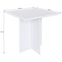 Ver imagem 3 de Conjunto Mesa com 4 Banquetas em MDP Branco