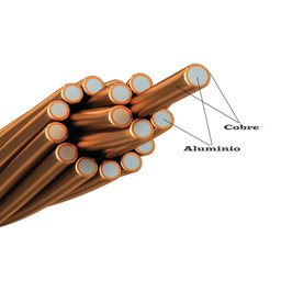Cabo Alimentação Som Bateria 21mm - 5 Metros Sv Audio Cabo 21mm - 2