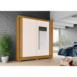 Guarda-Roupa / Roupeiro Henn 2 Portas de Correr 4 Gavetas BE162 - 4