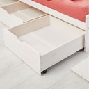 Ver imagem 6 de Cama Solteiro Madeira Maciça 3 Gavetas com Estrado Mia Branco Idimex