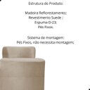 Ver imagem 2 de Puff Banquetas Athena Decorativa Suede