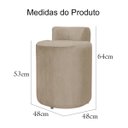 Ver imagem 4 de Puff Banquetas Athena Decorativa Suede
