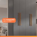 Ver imagem 4 de Modulo de Guarda Roupas para Quarto 4 Portas e 2 Gavetas Madrid Maxel