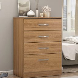 Cômoda Astral 4 Gavetas 62cm Amêndoa Touch Demóbile - 2