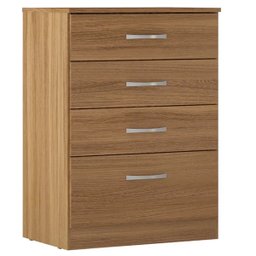 Cômoda Astral 4 Gavetas 62cm Amêndoa Touch Demóbile - 1