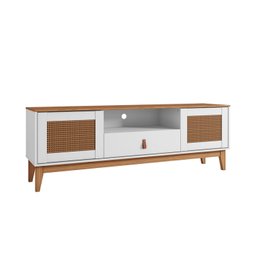 Rack para TV até 60 Polegadas Pés em Madeira Maciça 160cm Esmeralda Versátile - 7
