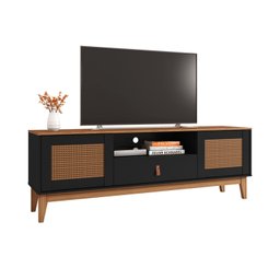 Rack para TV até 60 Polegadas Pés em Madeira Maciça 160cm Esmeralda Versátile - 8