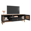 Ver imagem 6 de Rack para TV até 60 Polegadas Pés em Madeira Maciça 160cm Esmeralda Versátile