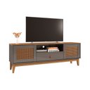 Ver imagem 6 de Rack para TV até 60 Polegadas Pés em Madeira Maciça 160cm Esmeralda Versátile