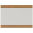 Ver imagem 1 de Painel para Tv Suspenso Nilo Off White Matte Freijó - Colibri