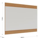 Ver imagem 5 de Painel para Tv Suspenso Nilo Off White Matte Freijó - Colibri