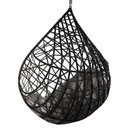 Ver imagem 5 de Cadeira Balanço Ninho Suspenso Gota Tramado com Suporte e Almofada Impermeável Acesse Móveis