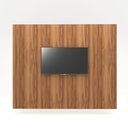 Ver imagem 3 de Conjunto Sala de Reunião Mesa 3,20m Painel para TV Ng F5 Cor:Nogal com Preto