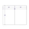 Conjunto Sala de Reunião Mesa 3,20m Painel para Tv Ng F5 Cor:nogal com Preto - 4