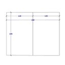 Ver imagem 4 de Conjunto Sala de Reunião Mesa 3,20m Painel para Tv Ng F5 Cor:nogal com Preto