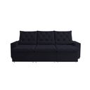 Ver imagem 6 de Sofá Retratil Confort Black 290m Suede Reclinável Super Conforto para Ambientes Amplos Milão Preto