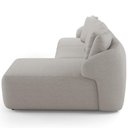 Ver imagem 7 de Sofá 3 Lugares com Chaise Direito Sala Living 248cm Arlo F04 Linho Cru - Lyam Decor