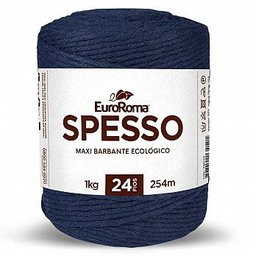 BARBANTE SPESSO EUROROMA 24 FIOS 1KG ORIGINAL - AZUL MARINHO - 2