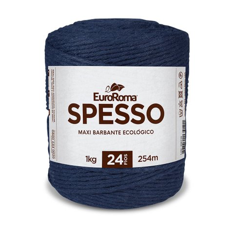 BARBANTE SPESSO EUROROMA 24 FIOS 1KG ORIGINAL - AZUL MARINHO