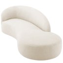 Ver mais imagens de Divã Recamier Orgânico França 160cm Lado Direito Bouclé