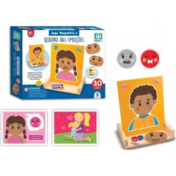 Jogo Magnetico Quadro das Emoçoes NIG Brinquedos - 2