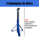 Ver imagem 5 de Kit 4 Cavaletes Automotivos Tipo Preguiça 2 Toneladas Suporte Reforçado Trava de Segurança Carros