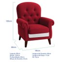 Ver imagem 2 de Poltrona Natalina Papai Noel North Pole Suede
