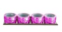 Ver imagem 3 de Kit 8 Porta Temperos Condimento Magnetico Colorido Inox Imã Roxo