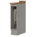 Ver imagem 1 de Balcao Porta Toalha Tampo 20 Cm C362 Americana Cinza Nature Henn